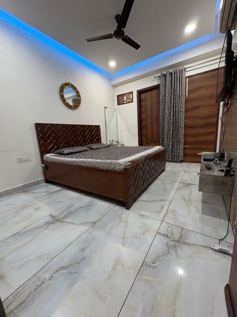 Living Room, pir machalla 3 Bedroom 1200 Sq.Ft. Builder Floor In Pir Machalla Zirakpur 10247661