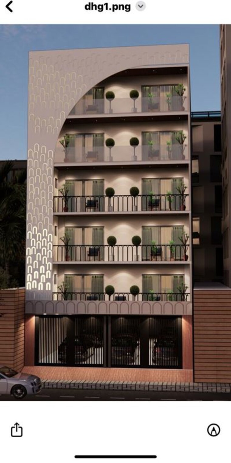 Exterior View, south delhi 4 Bedroom 1900 Sq.Ft. Builder Floor In South Delhi Delhi 10255763