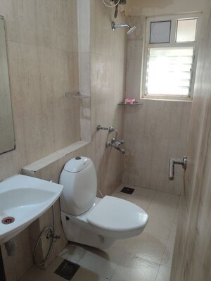 Bathroom in 3 BHK Apartment at Shree Radhe Parkview Eden, Jagatpur – for Rent