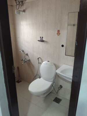 Bathroom in 3 BHK Apartment at Shree Radhe Parkview Eden, Jagatpur – for Rent