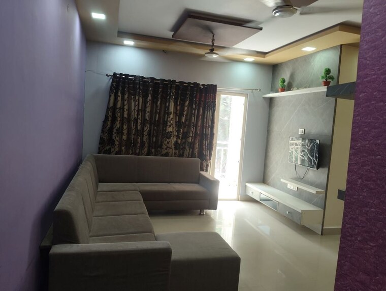 Living Room, shree-radhe-parkview-eden 3 Bedroom 1400 Sq.Ft. Apartment In Jagatpur Ahmedabad 10255784