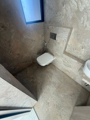 Bathroom in 2.5 BHK Apartment at Prescon Midtown Bay, Mahim West – for Rent