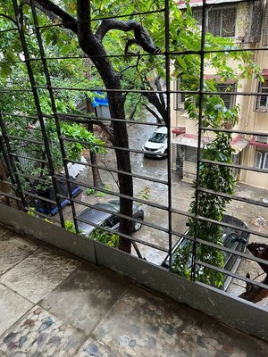 Balcony in 1 RK Apartment at Sangam Apartments, Andheri West – for Rent