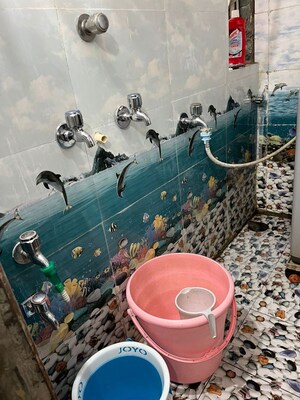 Bathroom in 1 RK Apartment at Sangam Apartments, Andheri West – for Rent