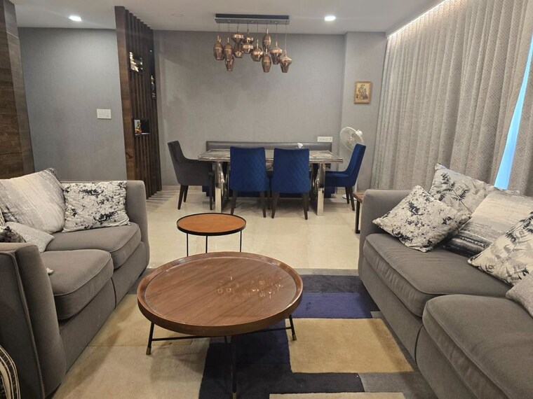Living Room, oberoi-realty-esquire 4 Bedroom 2465 Sq.Ft. Apartment In Goregaon East Mumbai 10255863