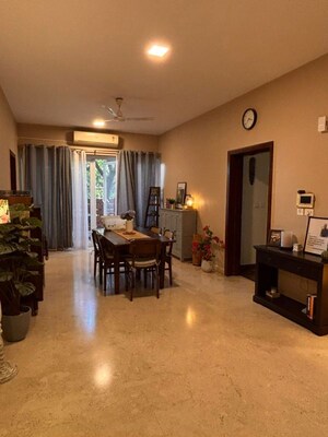 Living Room in 3 BHK Apartment at Z Square, Koramangala – for Rent