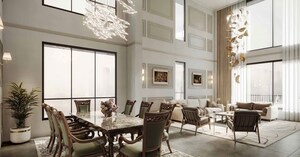 Dining area in 5 BHK Apartment at Primarc Aahana, Kasba – for Sale