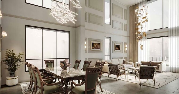 Dining area, primarc-aahana 5 Bedroom 5500 Sq.Ft. Apartment In Kasba Kolkata 10255906