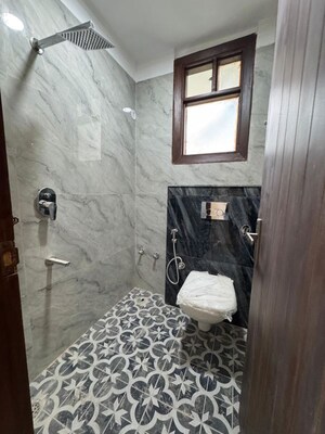 Bathroom in 2 BHK Apartment at Chattarpur – for Rent