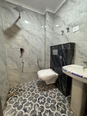 Bathroom in 2 BHK Apartment at Chattarpur – for Rent