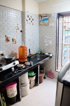 Kitchen in 1 BHK Apartment at Satyam Tower Nalasopara, Nalasopara West – for Sale