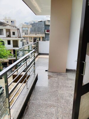 Balcony in 3 BHK Builder Floor at AWHO Apartments, Sector 22 – for Rent