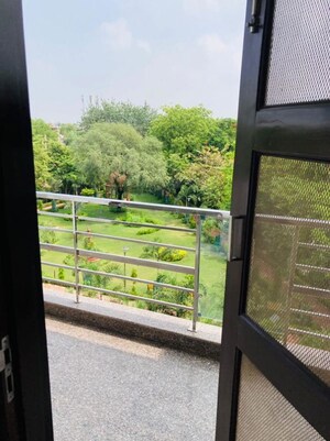 Balcony in 3 BHK Builder Floor at AWHO Apartments, Sector 22 – for Rent