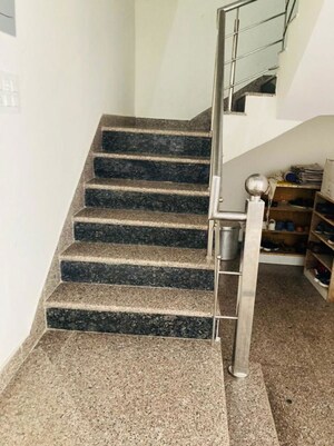 Staircase in 3 BHK Builder Floor at AWHO Apartments, Sector 22 – for Rent