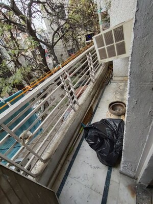 Balcony in 2 BHK Builder Floor at Malviya Nagar – for Rent