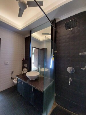 Bathroom in 3 BHK Builder Floor at Indira Colony 2 – for Rent