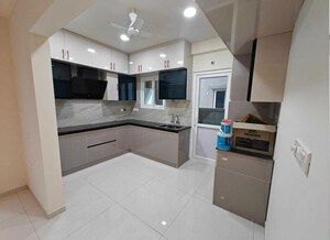 Kitchen in 3 BHK Apartment at Rajapushpa Provincia, Narsingi – for Rent