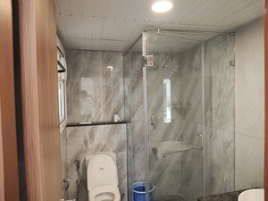 Bathroom in 4 BHK Apartment at Prestige Beverly Hills, Kokapet – for Rent