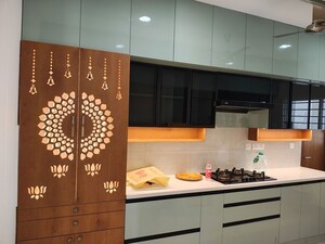 Kitchen in 4 BHK Apartment at Prestige Beverly Hills, Kokapet – for Rent