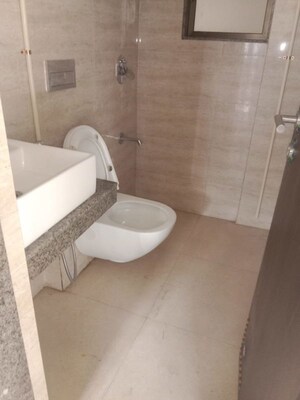 Bathroom in 1 BHK Apartment at Sunteck Maxxworld, Tivri – for Rent