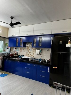 Kitchen in 1 BHK Apartment at Abhijeet CHS Naupada, Naupada – for Rent