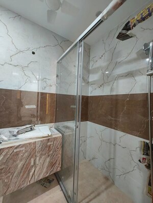 Bathroom in 3 BHK Builder Floor at Delhi Cantonment – for Rent