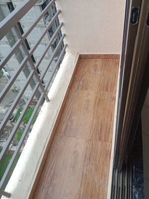 Balcony in 1 BHK Apartment at Shree Krishna Heights Juchandra, Naigaon East – for Rent