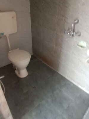 Bathroom in 1 BHK Apartment at Shree Krishna Heights Juchandra, Naigaon East – for Rent