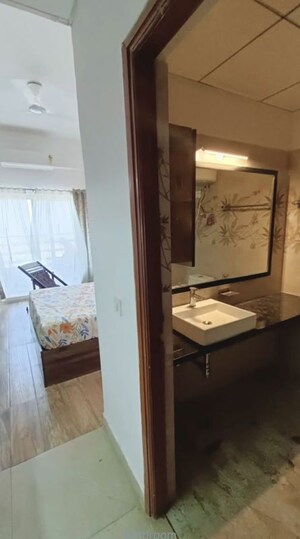 Bathroom in Studio Apartment at Paramount Golf Forest Studio Apartments - OAK Towe, Zeta I Greater Noida – for Rent