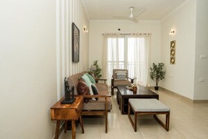 Living Room in 4 BHK Apartment at Amrapali Heartbeat City, Sector 107 – for Rent