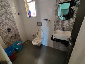 Bathroom in 2 BHK Apartment at Rosa Manhattan, Ghodbunder Road – for Rent