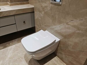 Bathroom in 3 BHK Builder Floor at Sarvapriya Vihar – for Rent