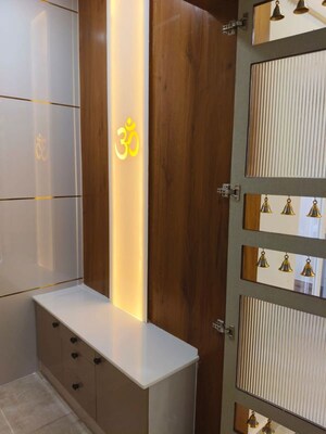 Kitchen in 3 BHK Apartment at Hallmark Treasor, Narsingi – for Rent