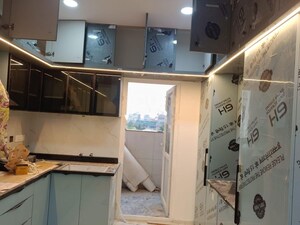 Kitchen in 3 BHK Apartment at Rajapushpa Provincia, Narsingi – for Rent