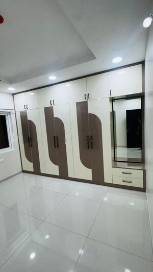 Building Lobby in 3 BHK Apartment at Ramky Towers, Gachibowli – for Rent