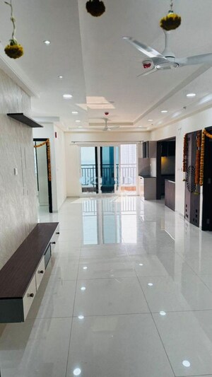 Building Lobby in 3 BHK Apartment at Ramky Towers, Gachibowli – for Rent