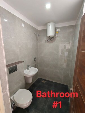 Bathroom in 3 BHK Apartment at Aura Homes, Patiala Road – for Rent
