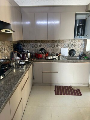 Kitchen in 3 BHK Apartment at Ramprastha Primera, Sector 37d – for Rent