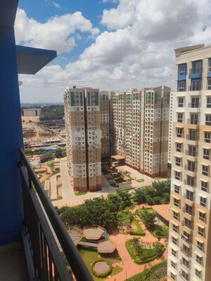 Balcony in 3 BHK Apartment at Brigade El Dorado Krypton , Bagaluru – for Rent