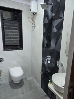 Bathroom in 2 BHK Apartment at Shatrunjay Towers, Dadar East – for Rent