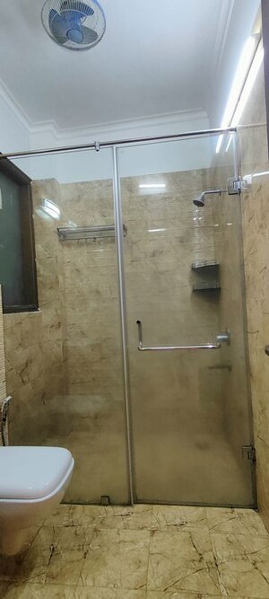 Bathroom in 3 BHK Builder Floor at Sushant Lok I – for Rent