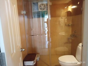 Bathroom in 4 BHK Apartment at LGCL Beautiful World, Hennur – for Rent
