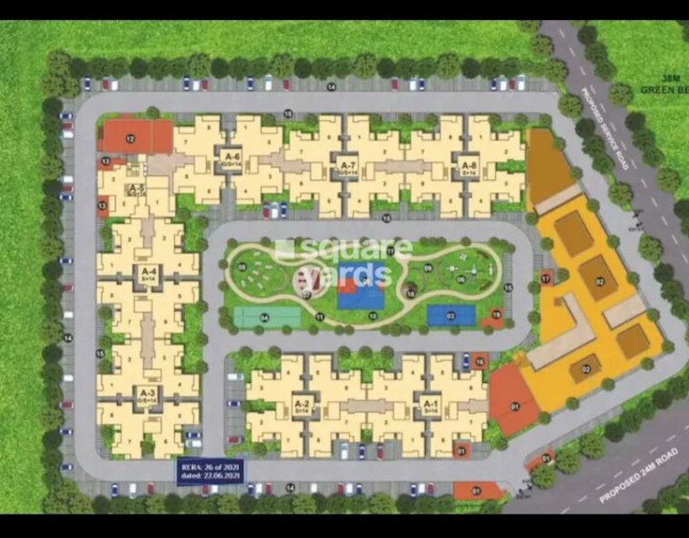 Master Plan, conscient-habitat-arcade 3 Bedroom 485 Sq.Ft. Apartment In Sector 99a Gurgaon 10256496