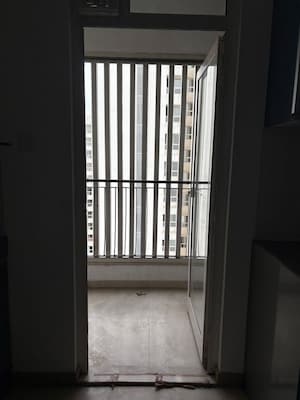 Balcony in 4 BHK Apartment at Godrej The Trees, Vikhroli East – for Rent