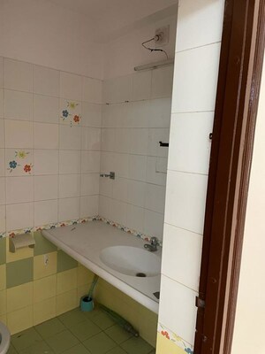 Bathroom in 3 BHK Apartment at Vishwanath Ishaan 3, Prahlad Nagar – for Rent