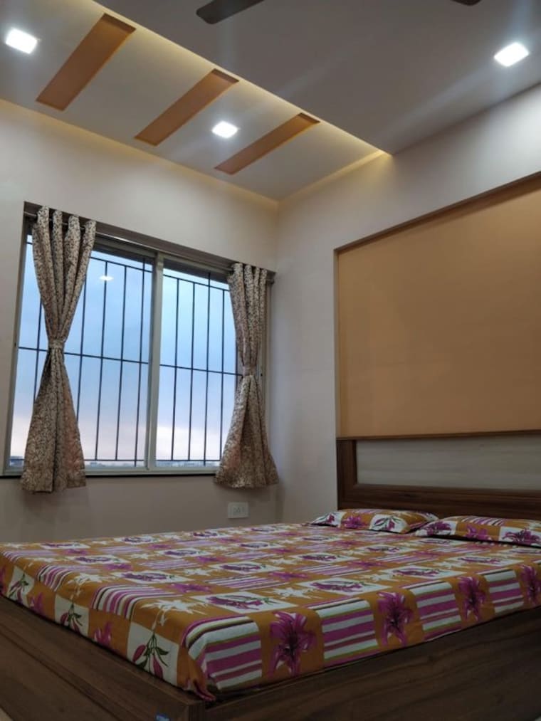 Bedroom, paranjape-richmond-park 3 Bedroom 1200 Sq.Ft. Apartment In Rahatani Pune 10256633
