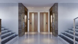 Building Lobby in 2 BHK Apartment at Motichur – for Sale