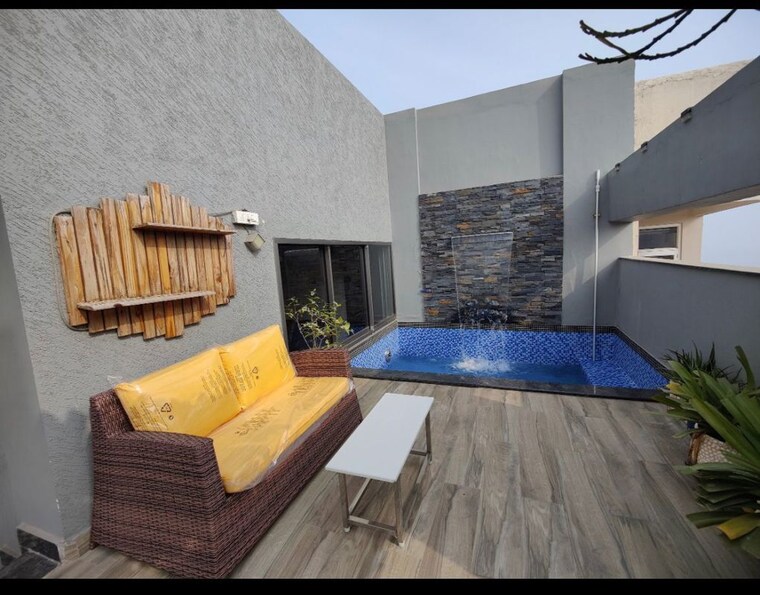 Living Room, omkar-royal-nest 4 Bedroom 3223 Sq.Ft. Apartment In Tech Zone 4 Greater Noida Greater Noida 10256615
