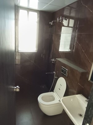 Bathroom in 3 BHK Apartment at Pharande Celestial City, Ravet – for Rent