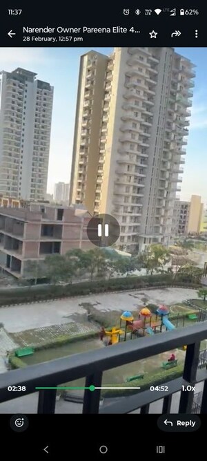 4 BHK Apartment – Exterior View View at Pareena Express Heights, Sector 99 - for Rent
